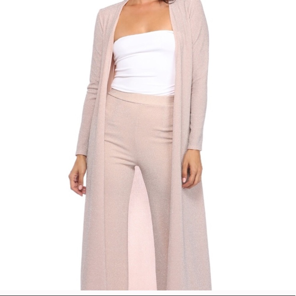 Pink glitter duster